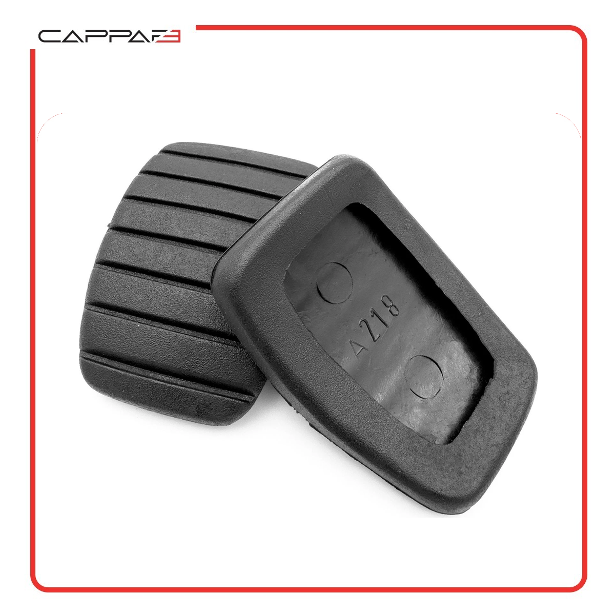 Cappafe Compatible with Renault Trafic 2 Master 3 Vauxhall Vivaro Brake and Clutch Pedal Rubber Pads 2 pcs