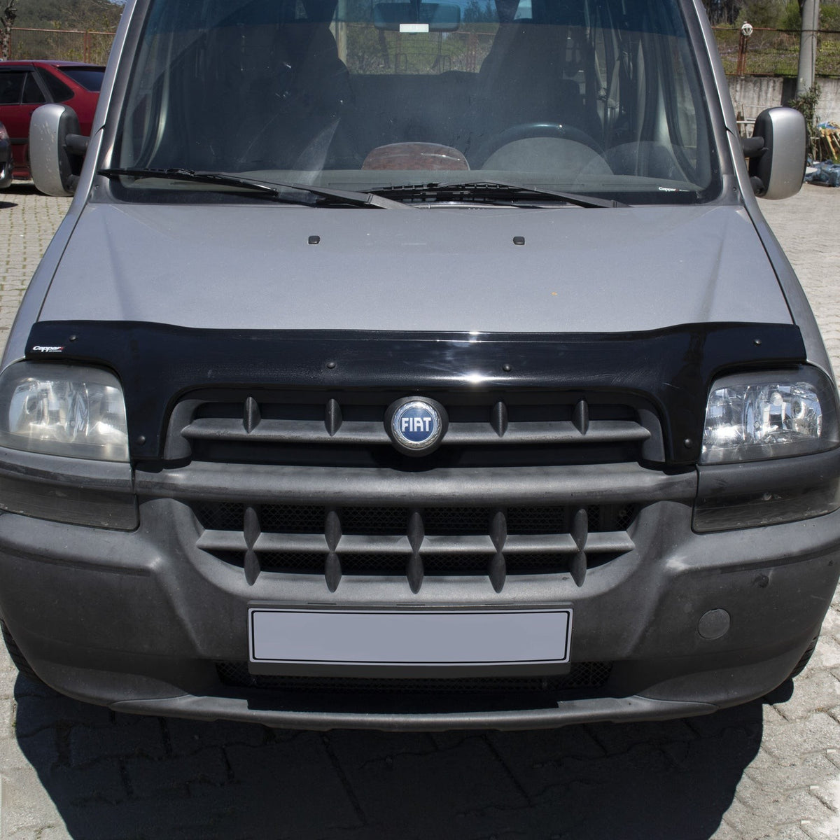 Fiat Doblo 1 (223) 2000-2009 Bonnet Wind Stone Deflector Bug Guard Stick-On