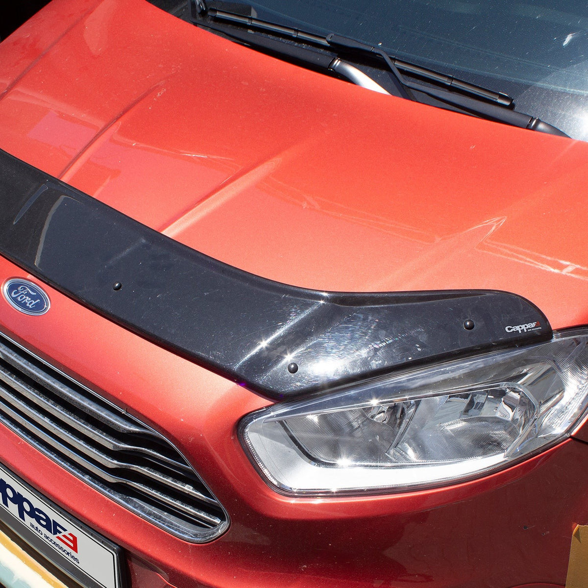 Ford Transit Courier 2023-2026 Bonnet Wind Stone Deflector Bug Guard Stick-On