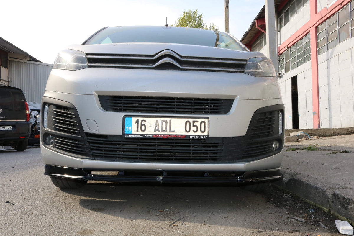 Citroen Dispatch 3 (K0) 2016-2026 Front Bumper Lip Splitter Spoiler