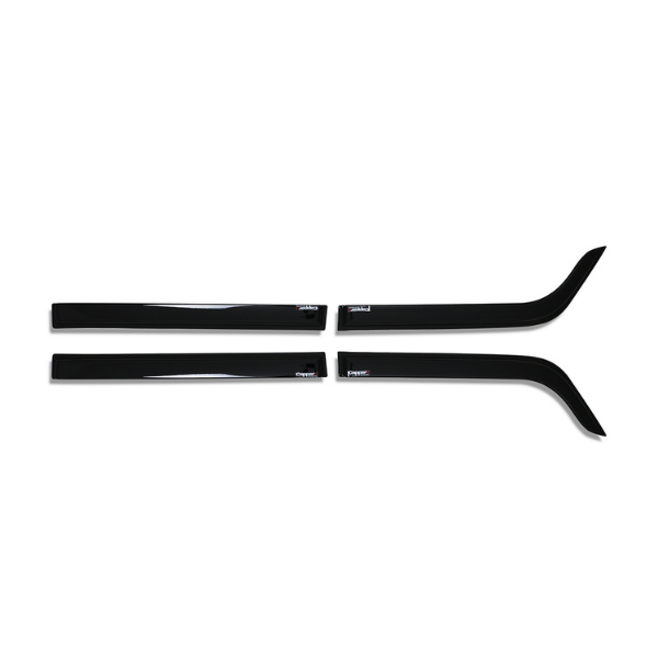 Cappafe side window visor black finish UK