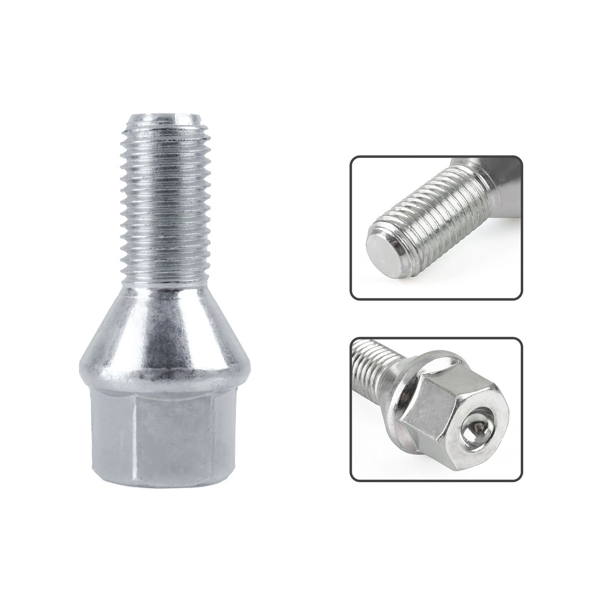 Cappafe Compatible with Vauxhall Astra Combo Corsa Meriva Vectra Zafira Alloy and Steel Wheel Bolt