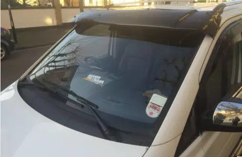 Sun visor and Bug Guard Set Front Black For Mercedes Vito 639 2004-2013