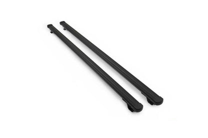 Cappafe Aluminium Roof Rack Cross Bars Roof Bars Black 125 cm 2pcs