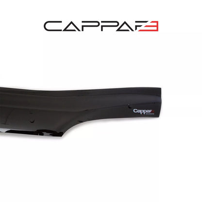 Sun Visor And Bug Guard Solid Black ABS For Mercedes Sprinter 2000-05