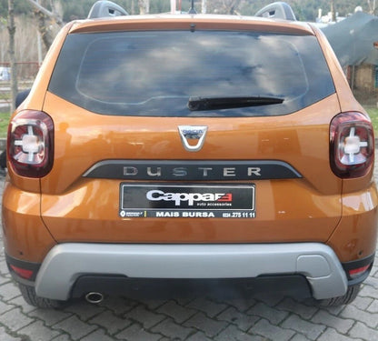 Dacia Duster 2 2018-2021 Rear Bumper Diffuser U Shape Grey