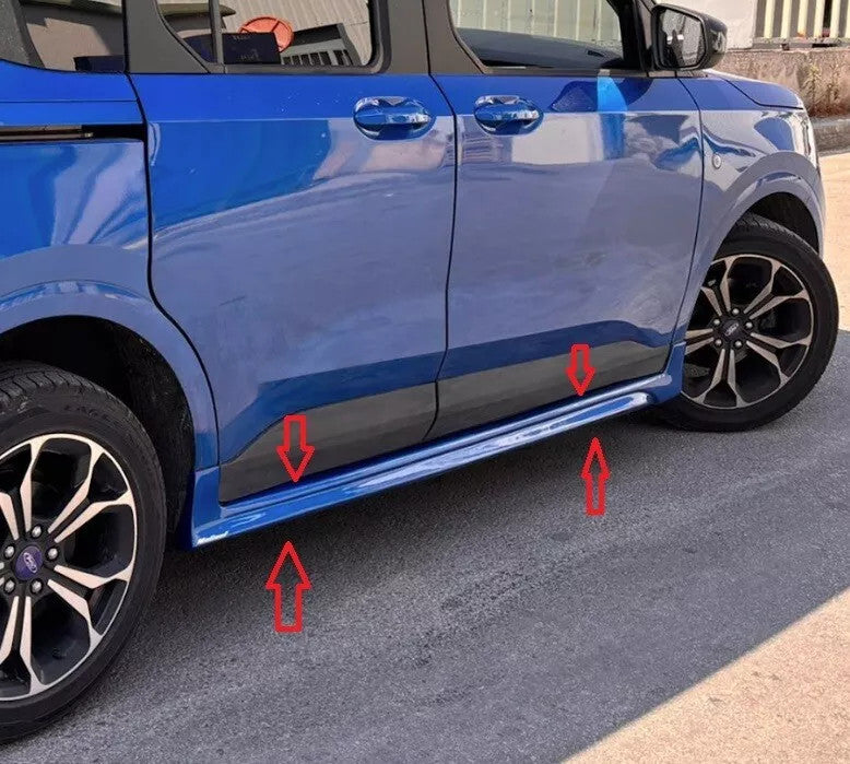 Ford Transit/Tourneo Courier 2 2023-2026 Side Skirt Primed Fiberglass SWB