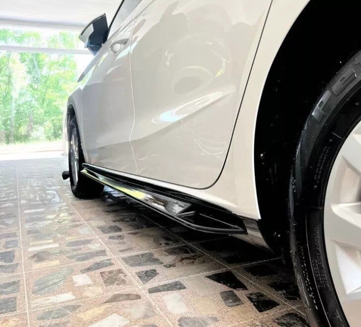 Seat Ibiza 2018-2023 black side skirt sill extensions
