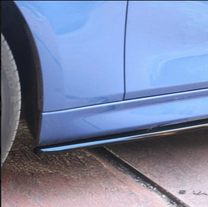BMW 3 Series (F30) 2011-2019 Side Skirts Sill Extension Splitter Black