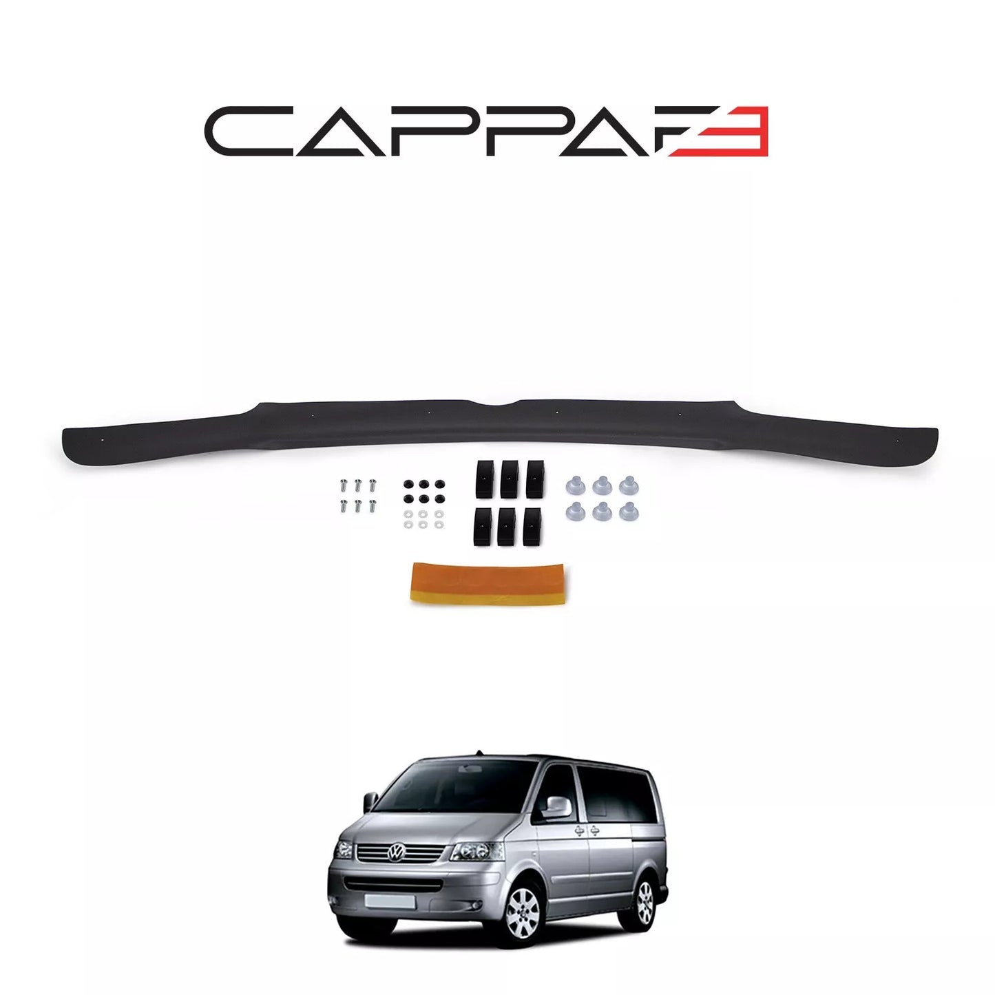 Sun Visor And Bonnet Protector Bug Guard For VW Transporter T5 2004-09
