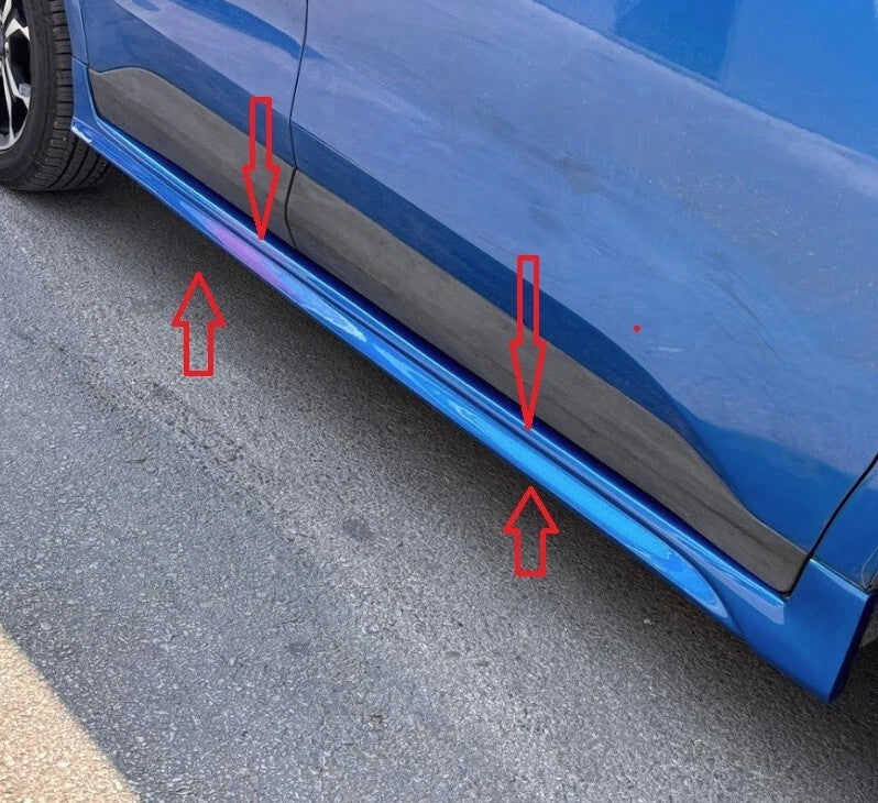 Ford Transit/Tourneo Courier 2 2023-2026 Side Skirt Primed Fiberglass SWB
