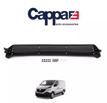 Sun Visor And Bug Guard Black Acrylic For Renault Trafic 2014-2022