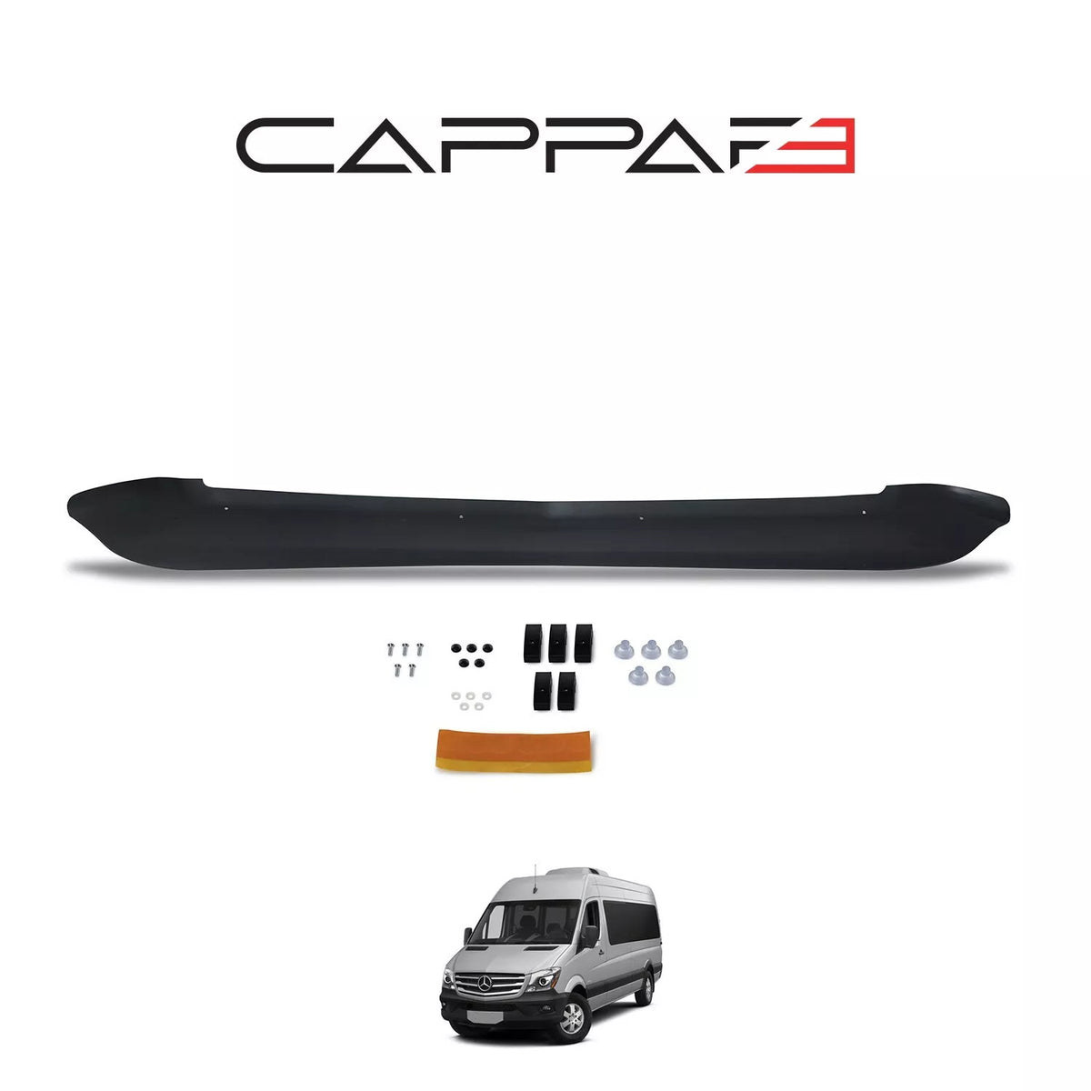 Mercedes Sprinter 2 2014-2018 Bonnet Wind Stone Deflector Bug Guard Short