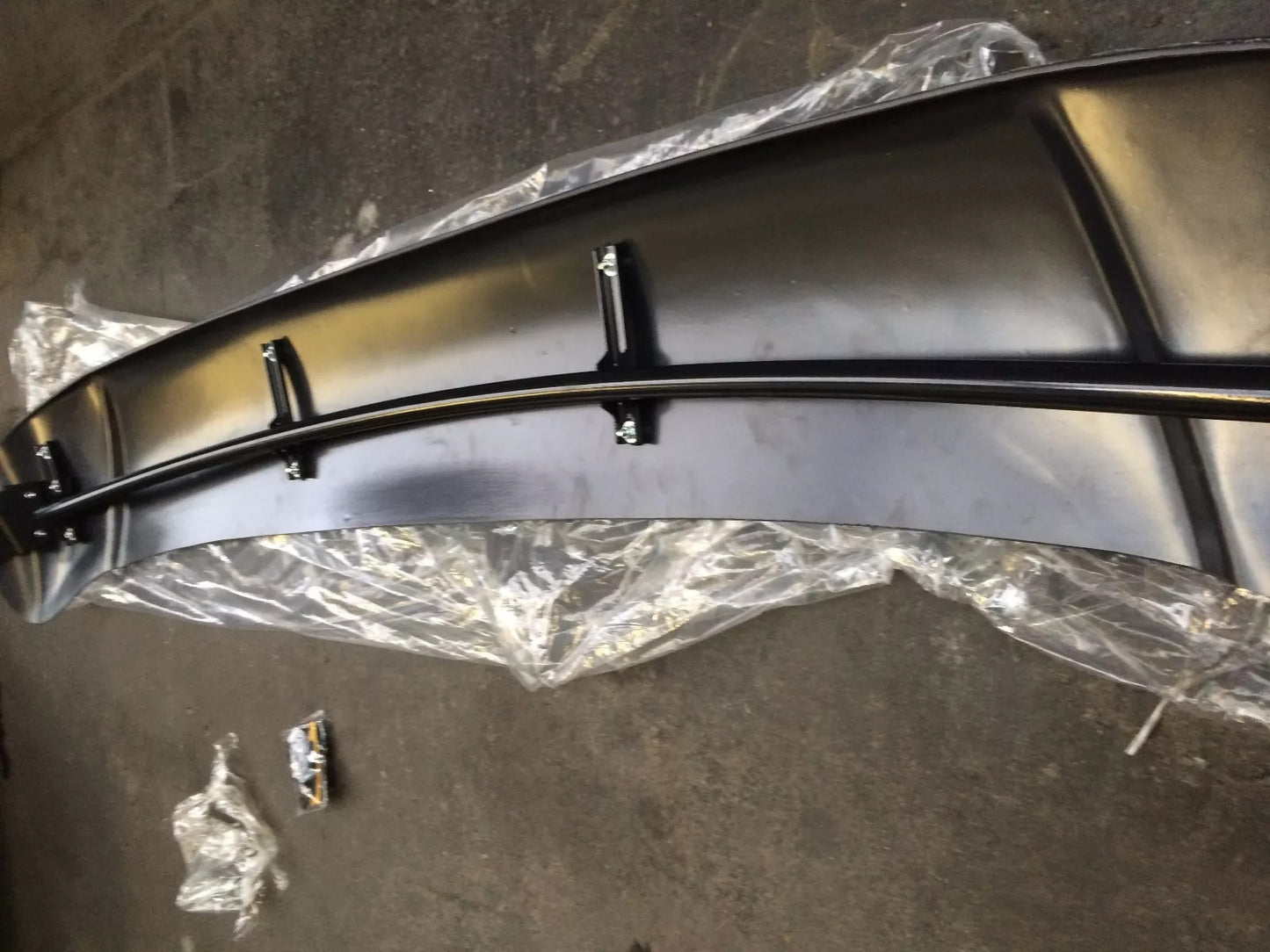 Sun Visor And Bug Guard Solid Black Acrylic For Citroen Relay 2006-2013