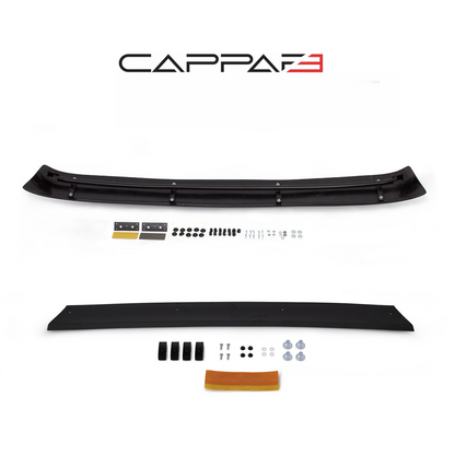 Sun Visor And Bug Guard Solid Black Acrylic For Iveco Daily 2006-2013