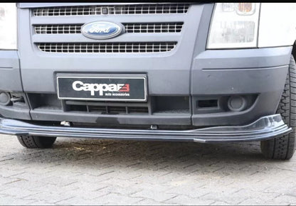 Ford Transit Mk7 2006-2014 Front Bumper Lip Splitter Spoiler Acrylic Black