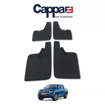 Volkswagen Amarok 1 2010-2020 Mud Flaps Splash Guards Mudguards Black 2pcs