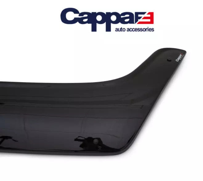 Sun Visor And Bug Guard Solid Black Acrylic For Renault Master 2011-2013