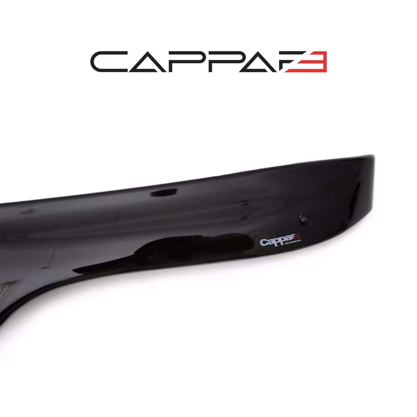 Sun Visor And Bug Guard Solid Black Front ABS For MK5 Transit 1994-1999