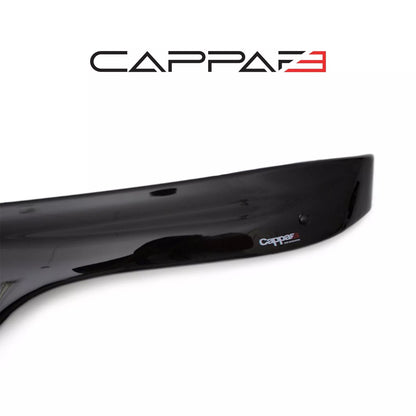 Sun Visor And Bug Guard Solid Black Front ABS For MK5 Transit 1994-1999