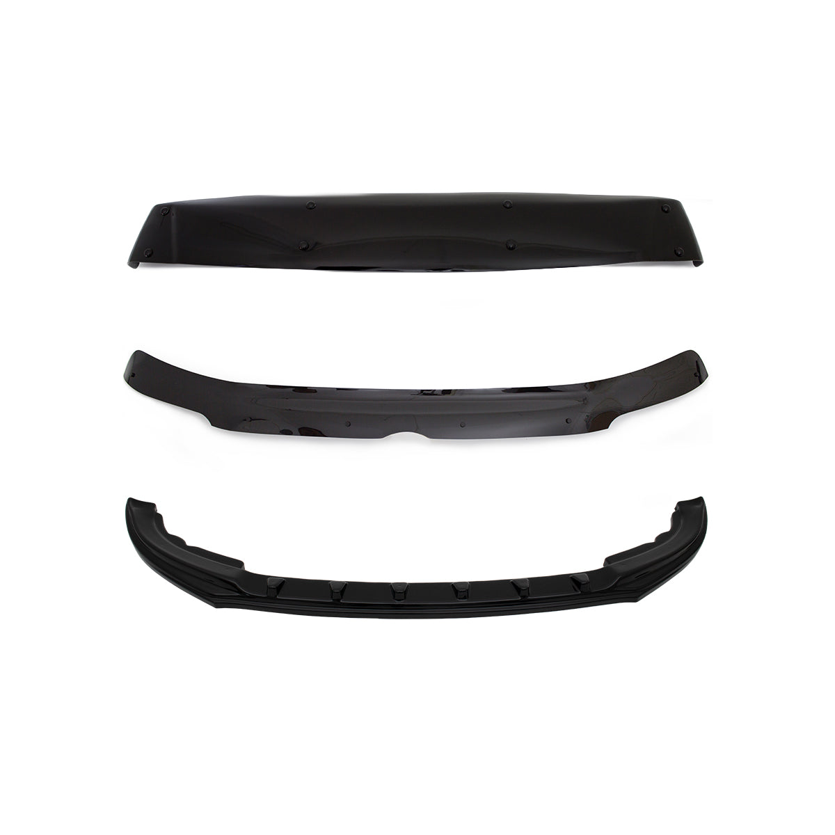 Sun Visor, Bonnet Deflector and Front Bumper Lip for Volkswagen Transporter T5 2003-2015