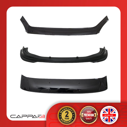 Sun Visor, Bonnet Deflector and Front Bumper Lip for Ford Transit Mk7 2006-2014