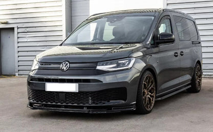 Volkswagen Caddy 5 (SB) 2020-2026 Front Bumper Lower Lip Black