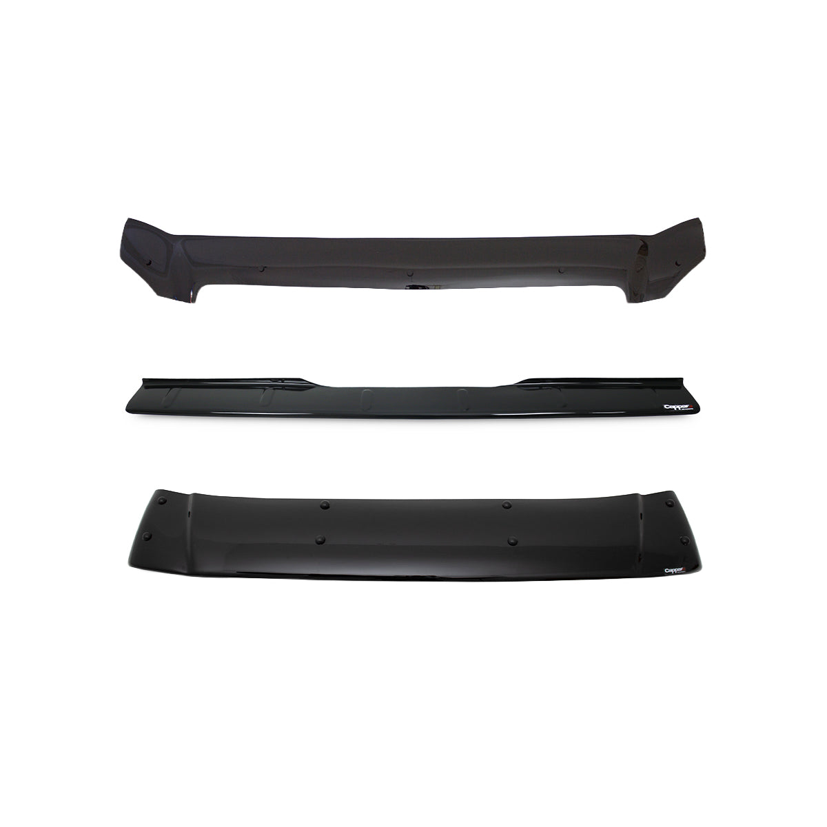 Sun Visor, Bonnet Deflector and Rear Bumper Sill for Mercedes Vito 2 (W639) 2003-2010