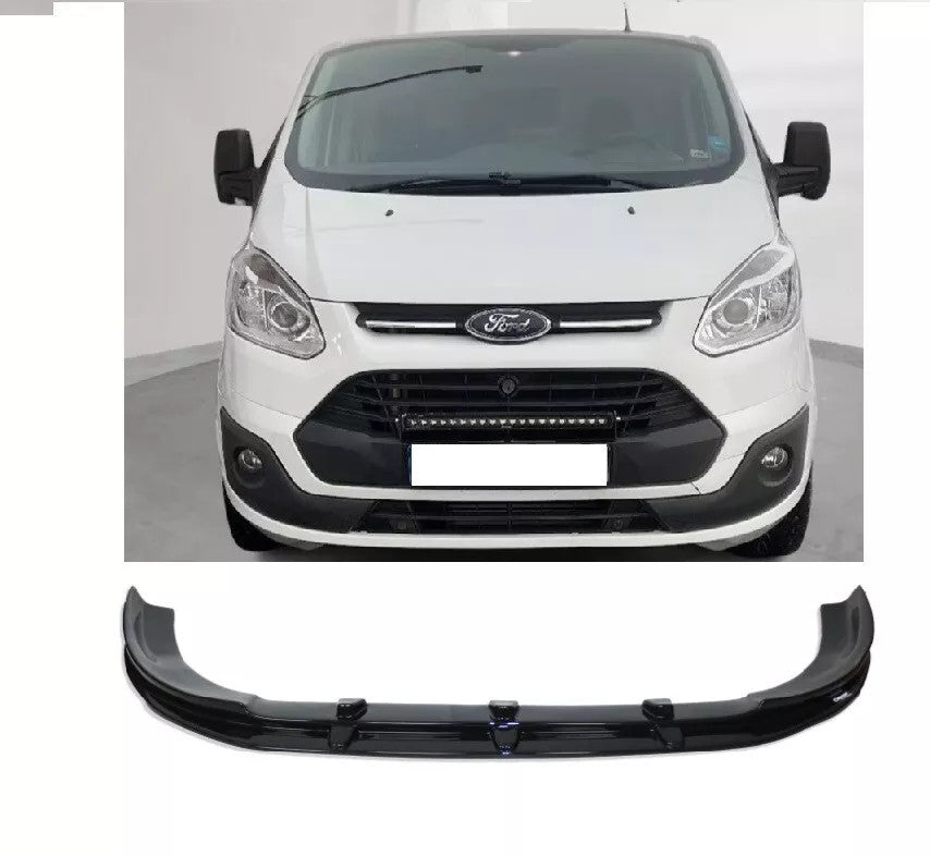 Ford Transit/Tourneo Custom 1 2012-2017 Front Bumper Lip Splitter Spoiler Black
