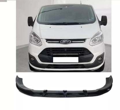 Ford Transit/Tourneo Custom 1 2012-2017 Front Bumper Lip Splitter Spoiler Black