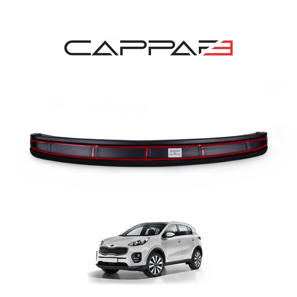Kia Sportage 2016-2019 rear bumper sill protector – 8