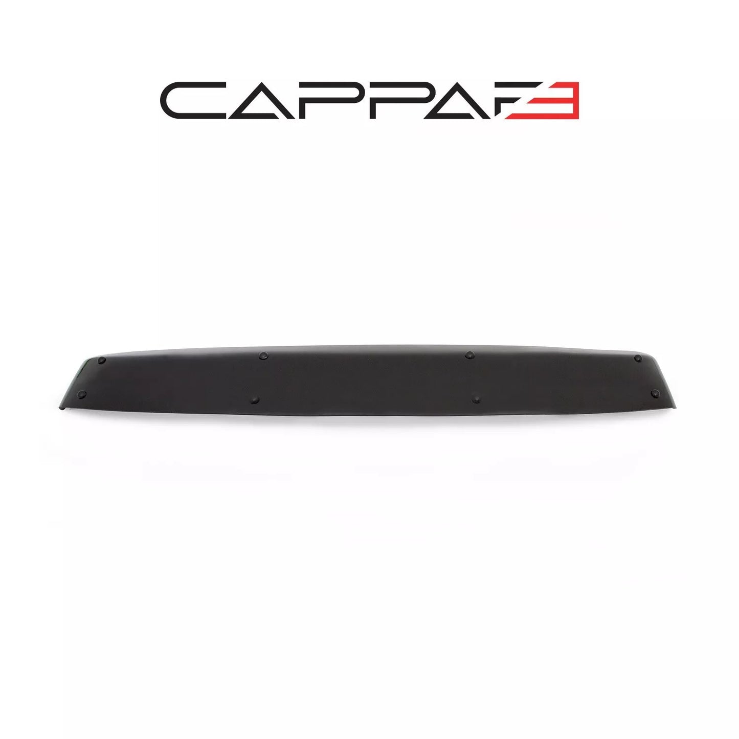 Sun Visor And Bug Guard Solid Black ABS For Mercedes Sprinter 2014-2017