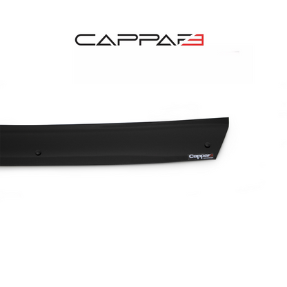 Sun Visor And Bug Guard Solid Black Acrylic For Iveco Daily 2006-2013