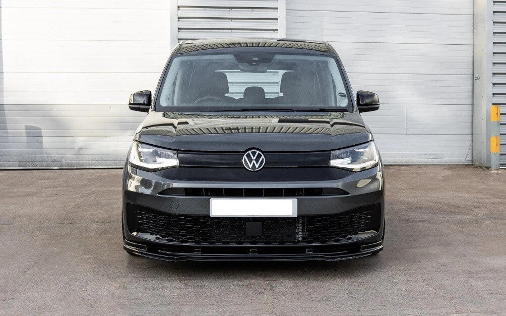 Volkswagen Caddy 5 (SB) 2020-2026 Front Bumper Lower Lip Black