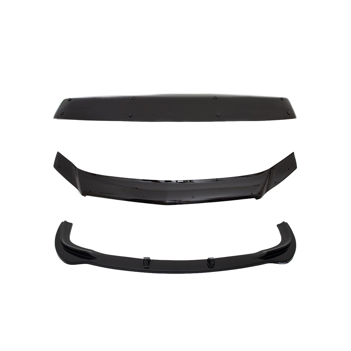 Sun Visor, Bonnet Deflector and Front Bumper Lip for Mercedes Sprinter 2014-2017