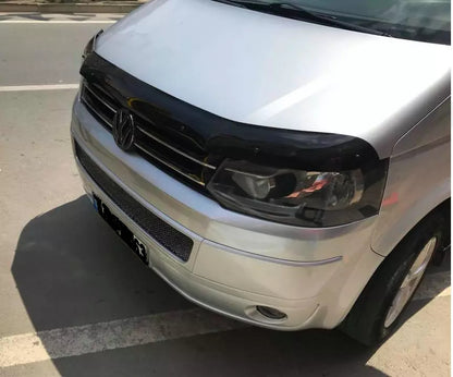 Sun Visor And Bonnet Protector Bug Guard ABS For VW Transporter 2011-15