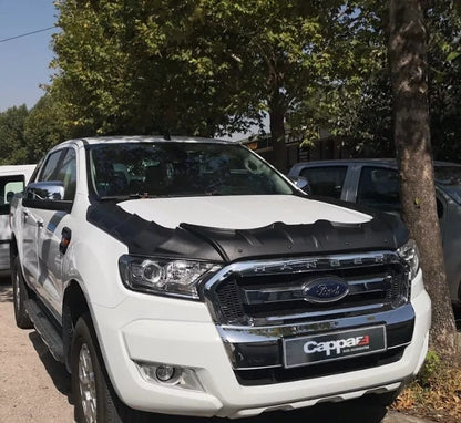 Ford Ranger (P375) 2016-2022 Bonnet Wind Stone Hood Trim Dragon Pack Matt Black