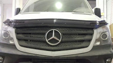 Sun Visor And Bug Guard Solid Black ABS For Mercedes Sprinter 2014-2017