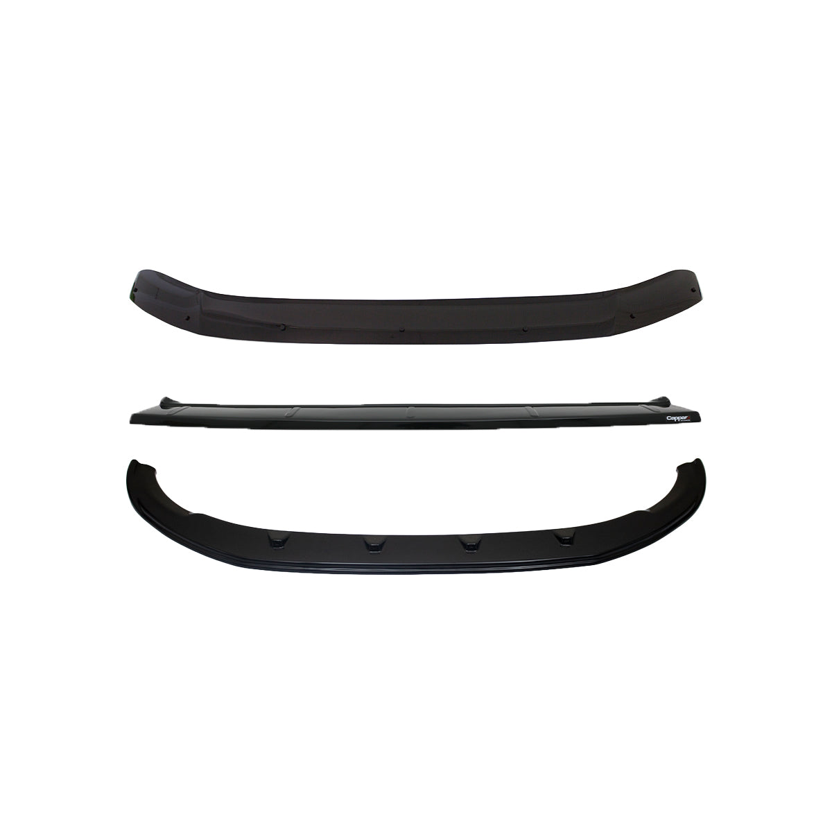 Bonnet Deflector, Lip and Rear Bumper Sill for Volkswagen Transporter T6 2015-2019