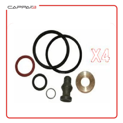 Cappafe Compatible with Volkswagen Touran Caddy Golf MK5 Polo Passat 1.9 2.0 TDI Injector Seal Repair Kit