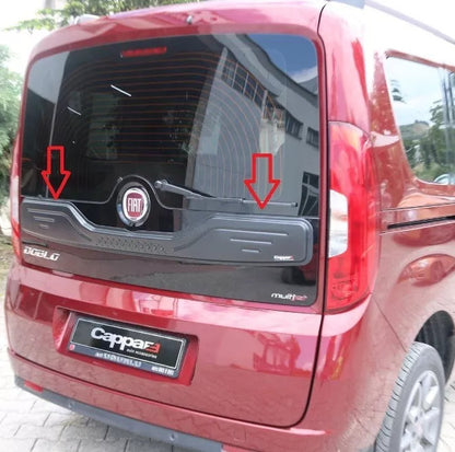 Fiat Doblo 2010-2014 rear bumper sill protector – 2