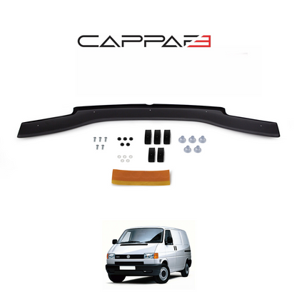Sun Visor And Bonnet Protector Bug Guard Solid Black For VW T4 1996-2001