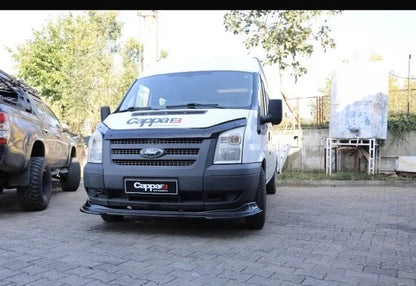 Ford Transit Mk7 2006-2014 Front Bumper Lip Splitter Spoiler Acrylic Black