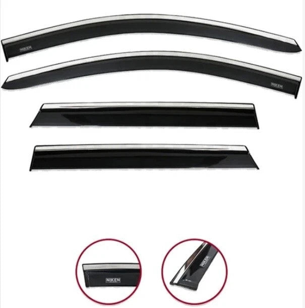 Toyota Corolla E160 E170 2014-2017 Window Wind Deflectors Rain Guard Visors