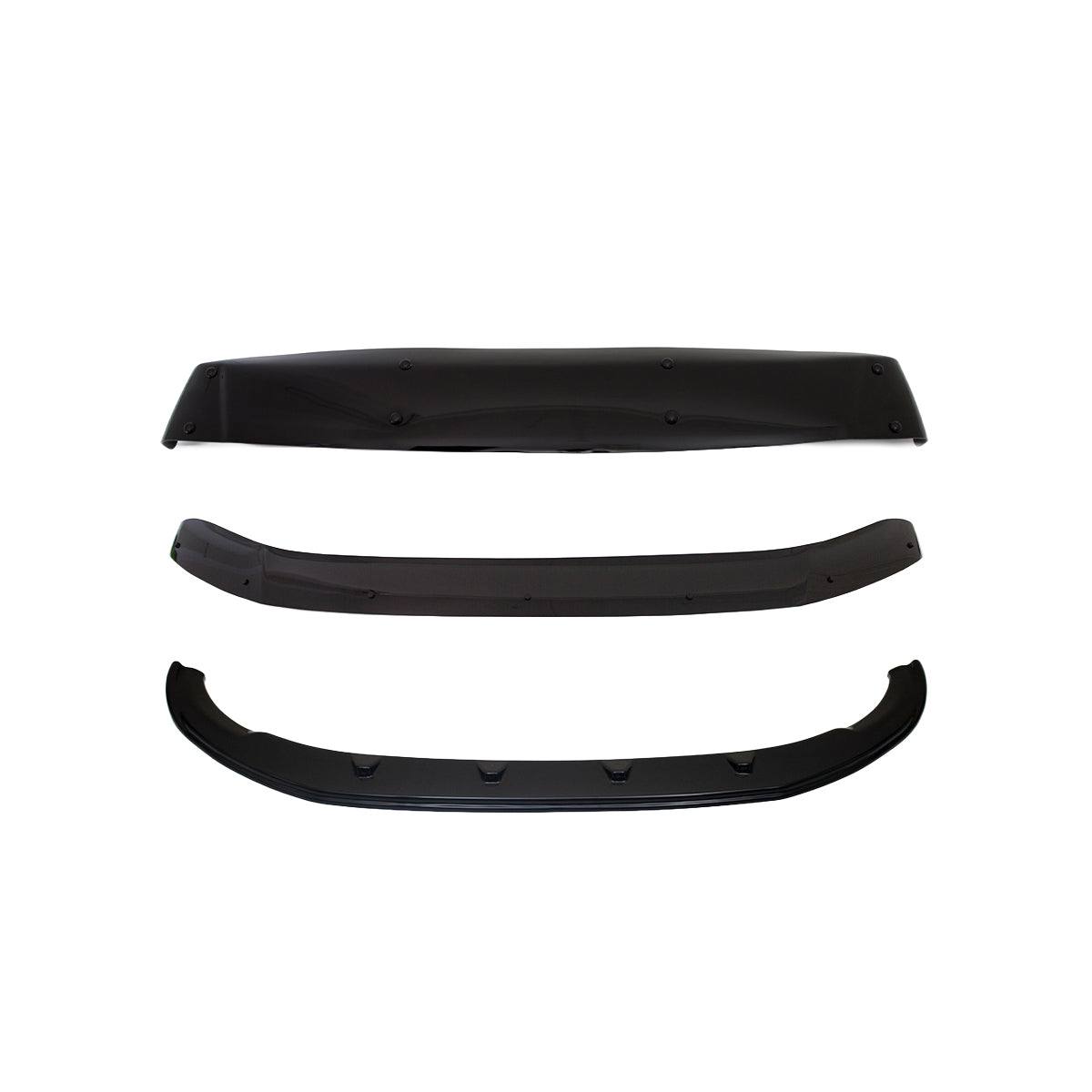 Sun Visor, Bonnet Deflector and Front Bumper Lip for Volkswagen Transporter T6 2015-2019