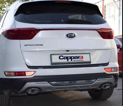 Kia Sportage 2016-2019 rear bumper sill protector