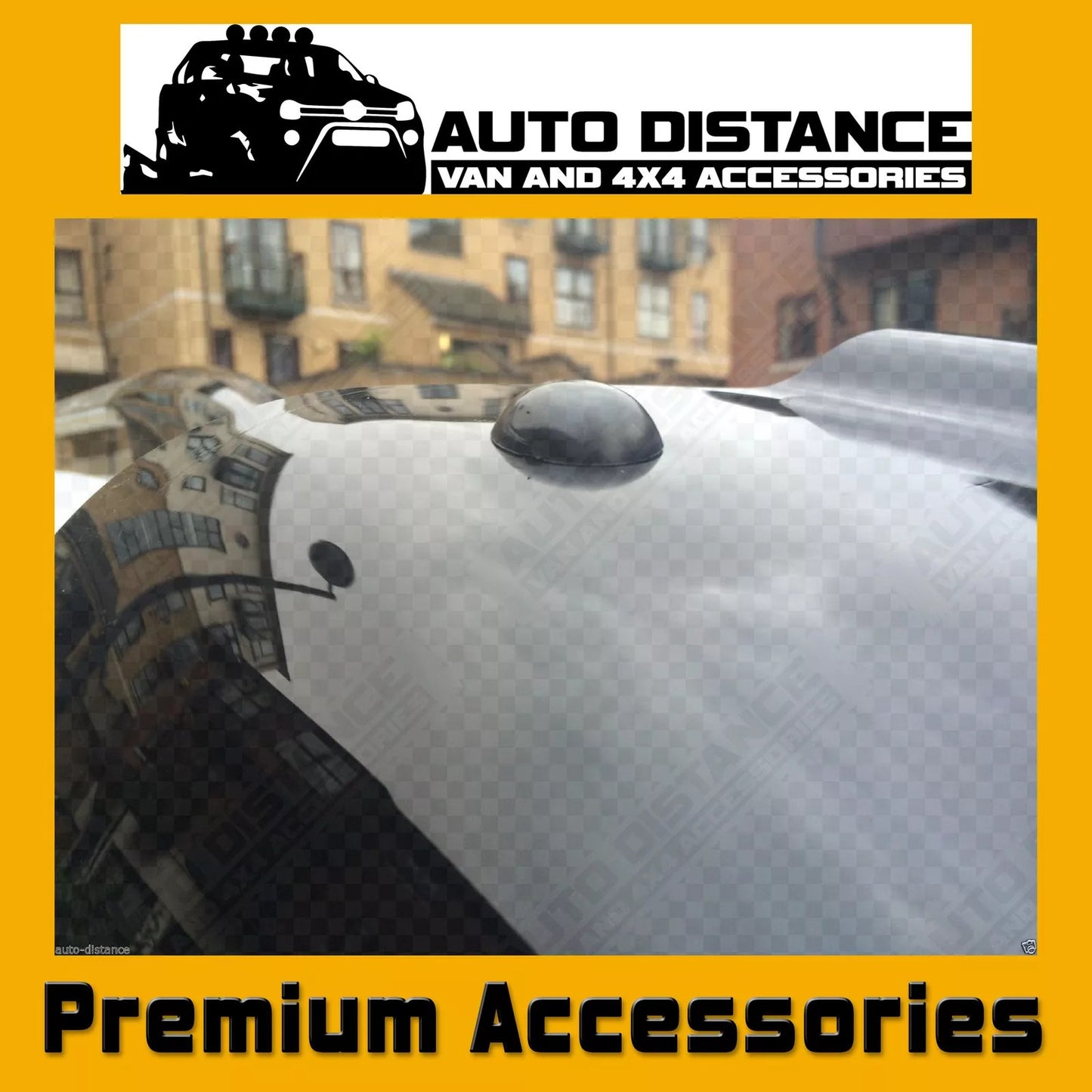 Sun Visor And Bug Guard Solid Black Acrylic For Mitsubishi L200 2007-14