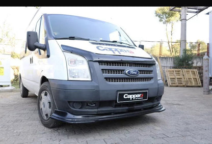 Ford Transit Mk7 2006-2014 Front Bumper Lip Splitter Spoiler Acrylic Black