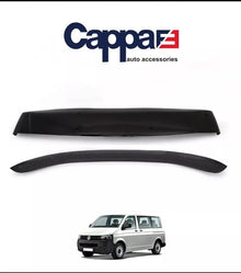Sun Visor And Bonnet Protector Bug Guard ABS For VW Transporter 2011-15