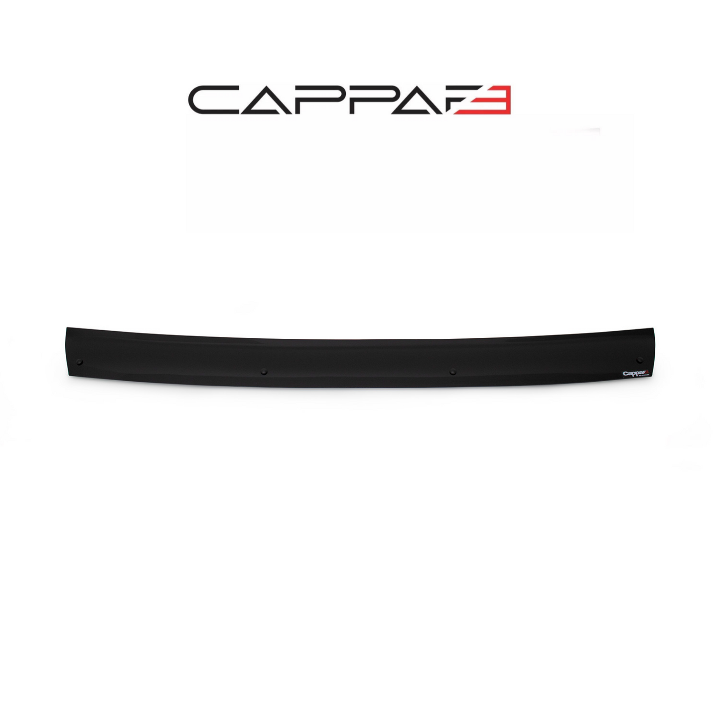 Sun Visor And Bug Guard Solid Black Acrylic For Iveco Daily 2006-2013